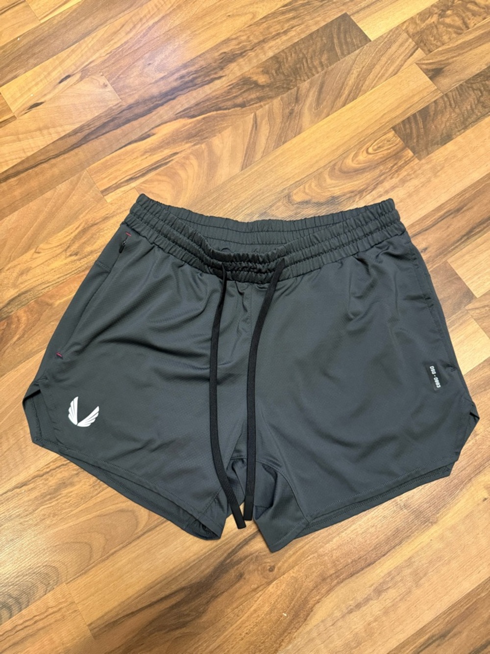 ASRV Aerospace Men’s Running Shorts | Size M | Charcoal Gray DSG 0993
